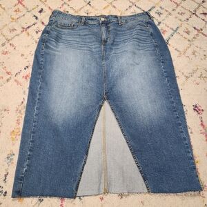 Torrid Blue Denim Skirt